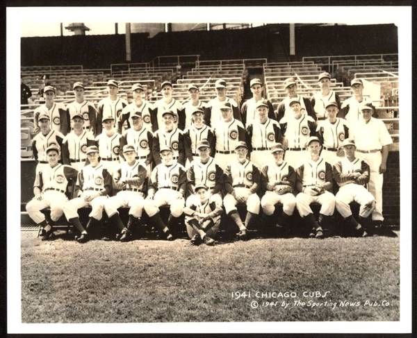 1941 Sporting News Photo Chicago Cubs